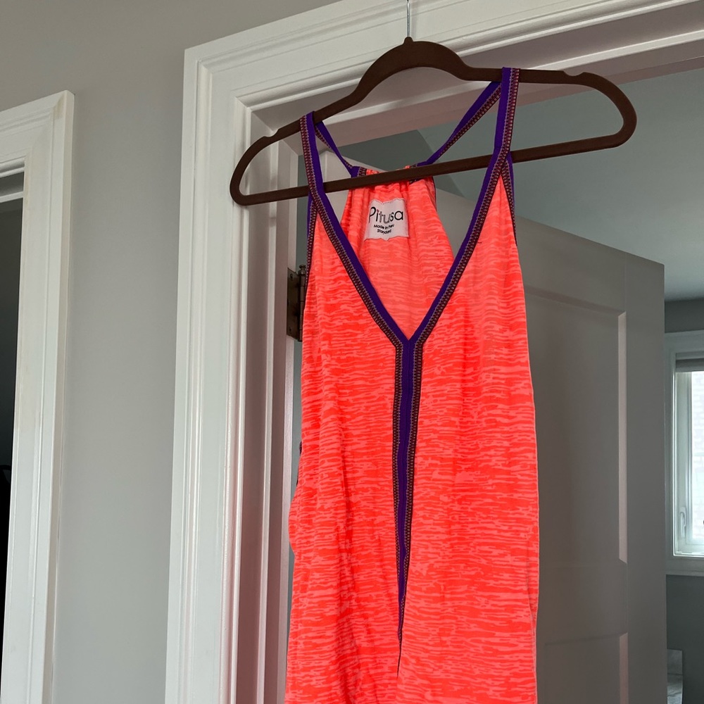 Pitusa Orange cover up mini